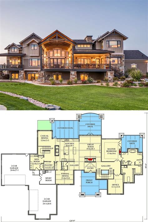 mansion house layout|Modern Mansion House Design Plans & Home Floor Plans.